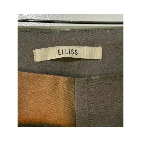 Elliss Orange Sunflower Jeans Print Multi Graphic Size Large NWT Organic Cotton